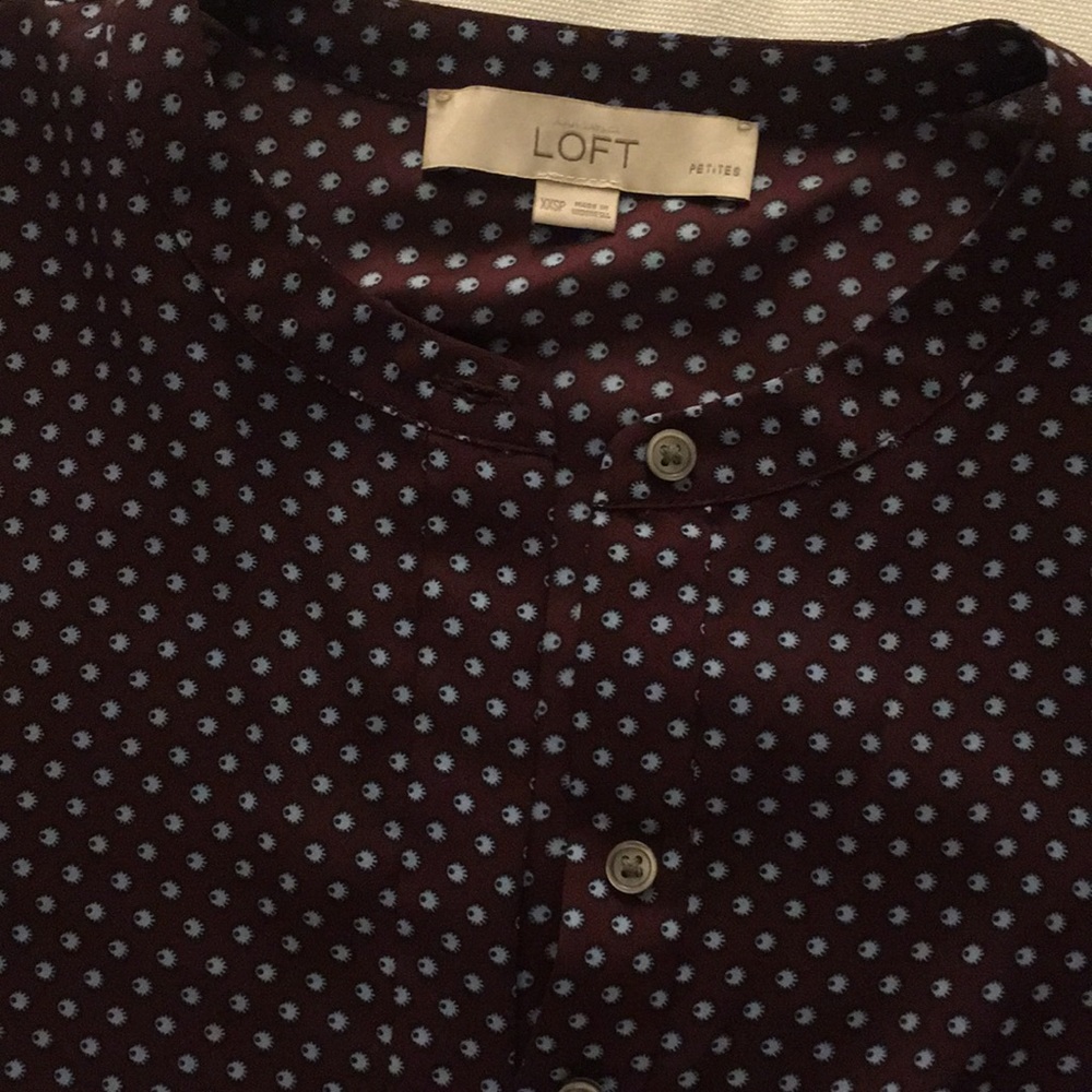 LOFT petite retro style dress